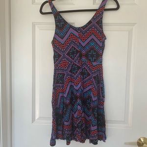 Patterned Skater Dress